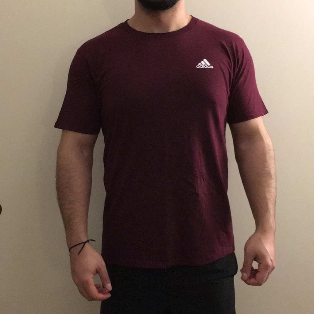 Adidas Maroon T-shirt